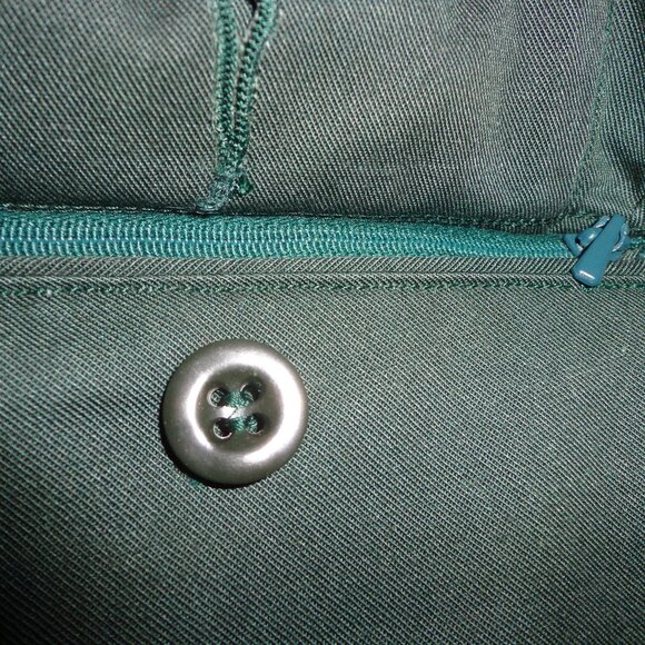 NEW Diolen Trousers Made in Europe 24 Adjustable Waist Hunter Detailing Galore - Picture 11 of 16